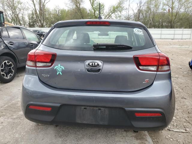 3KPA25AB8KE201912 - 2019 KIA RIO S GRAY photo 6