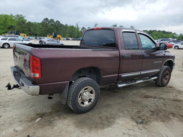 1D7KU28D34J283631 - 2004 DODGE RAM 2500 ST PURPLE photo 3