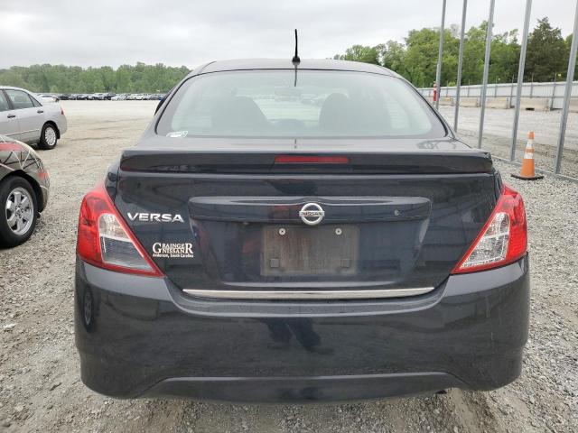 3N1CN7AP2KL817207 - 2019 NISSAN VERSA S BLACK photo 6