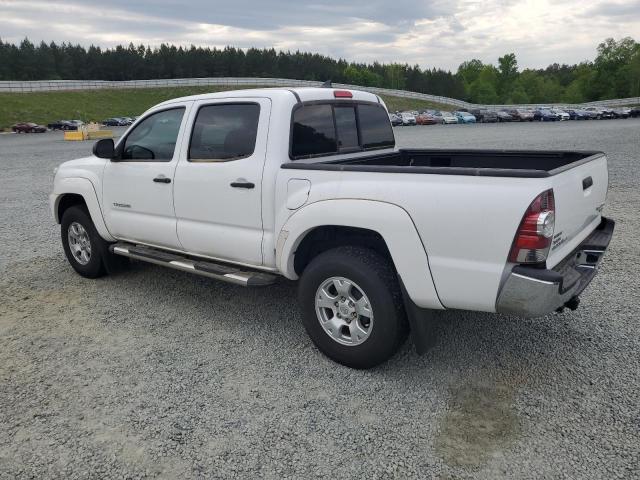 5TFJX4GNXCX008921 - 2012 TOYOTA TACOMA DOUBLE CAB WHITE photo 2