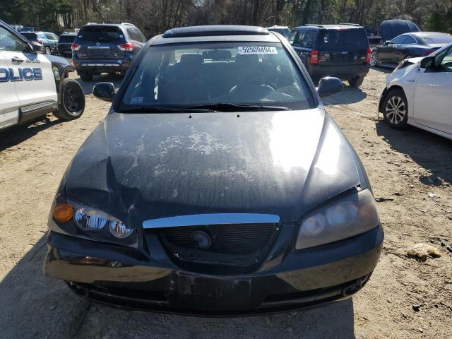 KMHDN46D75U061376 - 2005 HYUNDAI ELANTRA GLS BLACK photo 5