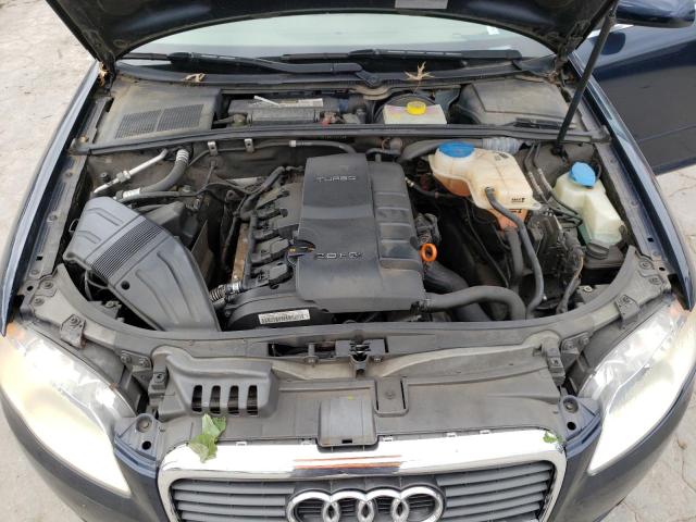 WAUAF78E28A022435 - 2008 AUDI A4 2.0T GRAY photo 11