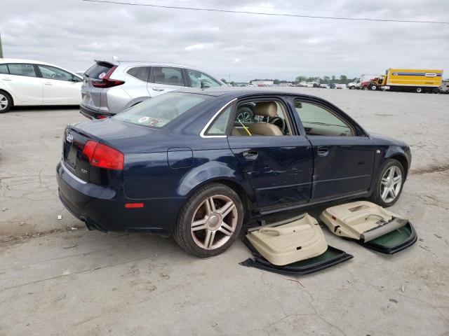 WAUAF78E28A022435 - 2008 AUDI A4 2.0T GRAY photo 3