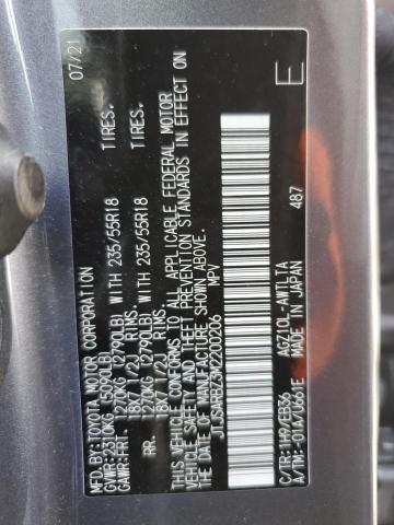 JTJSARBZ3M2200206 - 2021 LEXUS NX 300 BASE ნაცრისფერი ფოტო 13