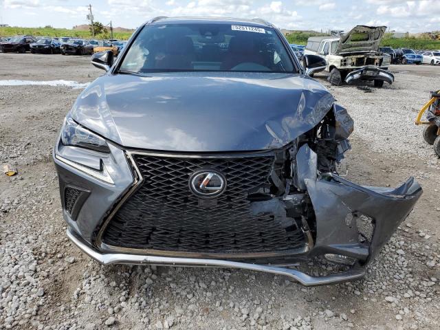 JTJSARBZ3M2200206 - 2021 LEXUS NX 300 BASE ნაცრისფერი ფოტო 5