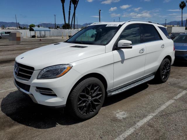 4JGDA5HB7EA417954 - 2014 MERCEDES-BENZ ML 350 4MATIC WHITE photo 1