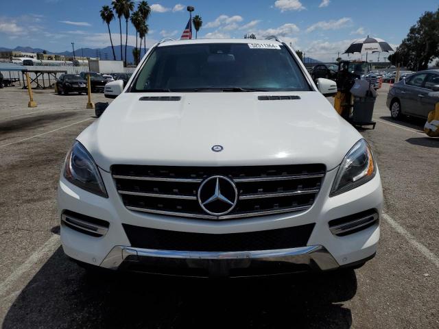 4JGDA5HB7EA417954 - 2014 MERCEDES-BENZ ML 350 4MATIC WHITE photo 5