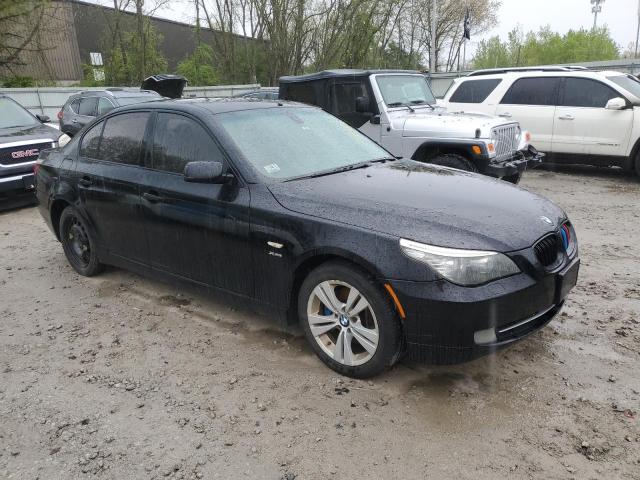 WBANV13539C155588 - 2009 BMW 528 XI BLACK photo 4