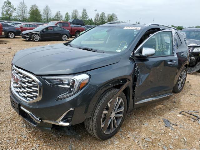 3GKALXEX6KL276574 - 2019 GMC TERRAIN DENALI GRAY photo 1