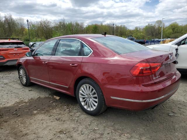 1VWBT7A34GC020999 - 2016 VOLKSWAGEN PASSAT SE RED photo 2