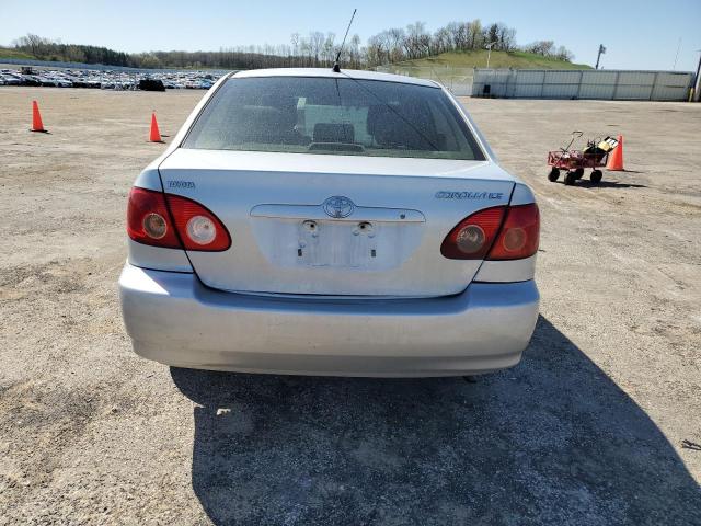 1NXBR32E56Z692696 - 2006 TOYOTA COROLLA CE SILVER photo 6