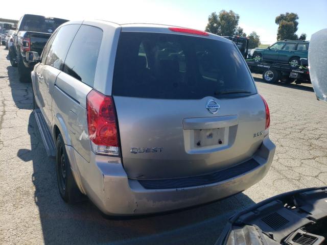 5N1BV28U64N332381 - 2004 NISSAN QUEST S GOLD photo 6