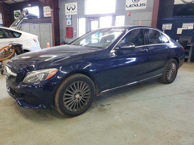 55SWF4KB2FU012822 - 2015 MERCEDES-BENZ C 300 4MATIC BLUE photo 1