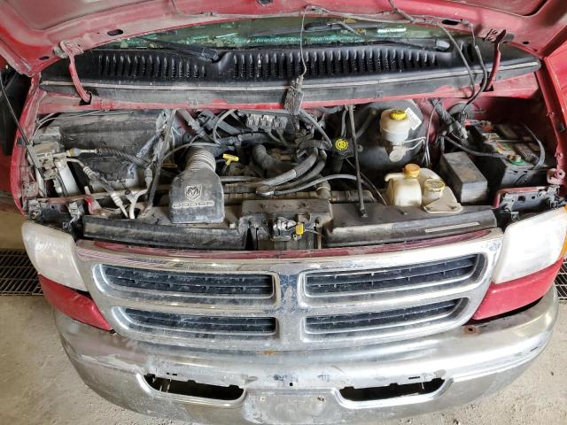 2B5WB35Z5YK107772 - 2000 DODGE RAM WAGON B3500 RED photo 12