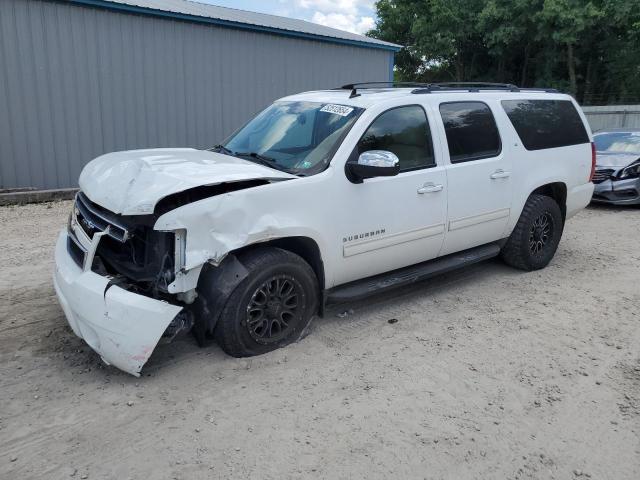 1GNUKJE33AR271935 - 2010 CHEVROLET SUBURBAN K1500 LT WHITE photo 1