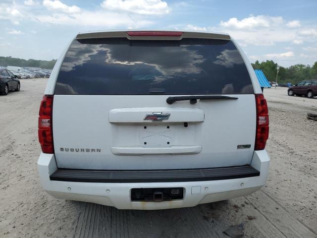 1GNUKJE33AR271935 - 2010 CHEVROLET SUBURBAN K1500 LT WHITE photo 6