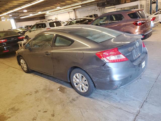 2HGFG3B53CH553324 - 2012 HONDA CIVIC LX GRAY photo 2