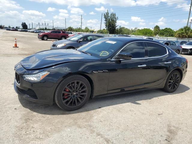 ZAM57XSA1H1247058 - 2017 MASERATI GHIBLI BLACK photo 1