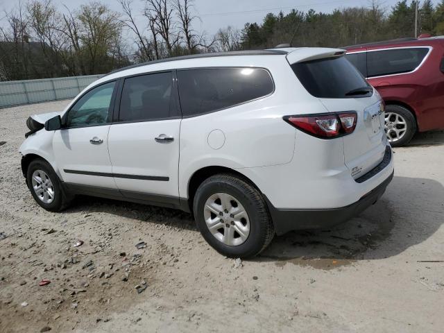 1GNKVFKD5GJ313294 - 2016 CHEVROLET TRAVERSE LS WHITE photo 2