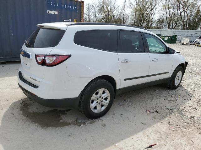 1GNKVFKD5GJ313294 - 2016 CHEVROLET TRAVERSE LS WHITE photo 3