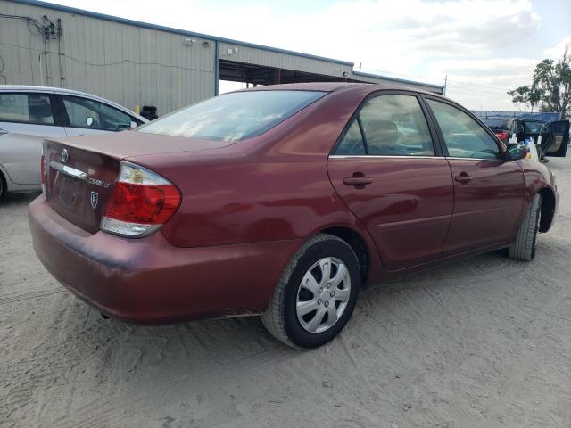 4T1BE32K95U388996 - 2005 TOYOTA CAMRY LE RED photo 3