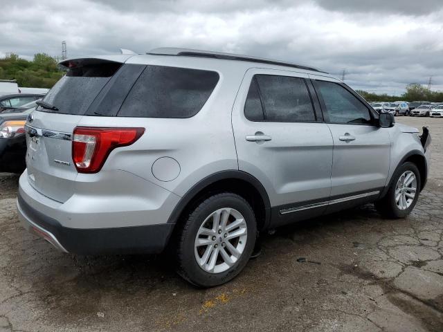 1FM5K7D88GGC55582 - 2016 FORD EXPLORER XLT SILVER photo 3