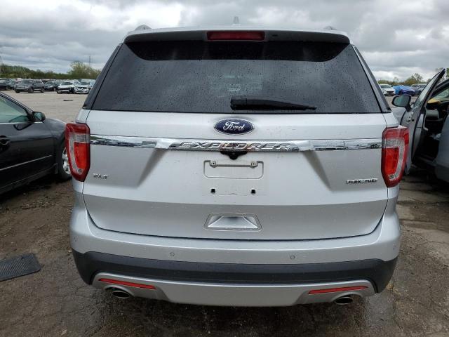 1FM5K7D88GGC55582 - 2016 FORD EXPLORER XLT SILVER photo 6