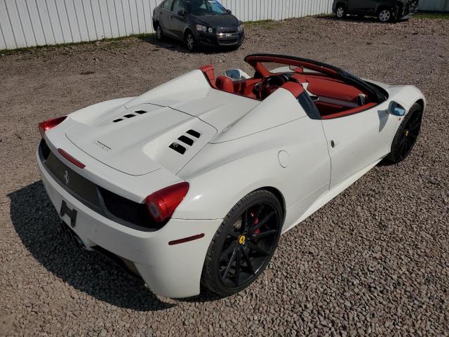 ZFF68NHA2D0190484 - 2013 FERRARI 458 SPIDER WHITE photo 10