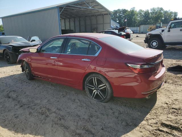 1HGCR2F57HA227355 - 2017 HONDA ACCORD SPORT RED photo 2