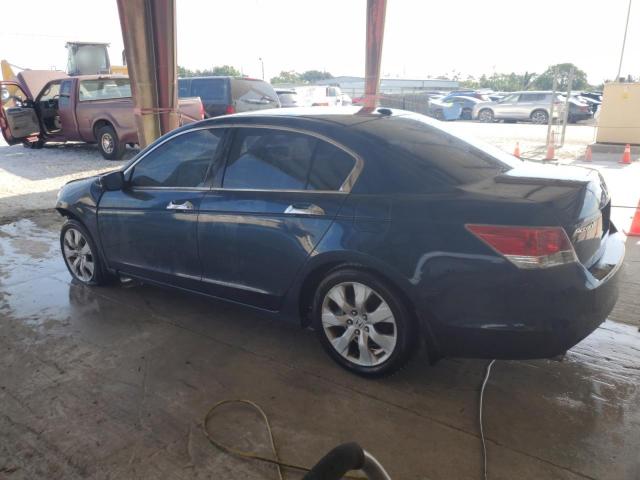 5KBCP3F88AB012215 - 2010 HONDA ACCORD EXL BLUE photo 2