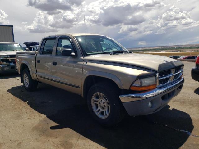 1D7HL48N94S708569 - 2004 DODGE DAKOTA QUAD SLT GOLD photo 4