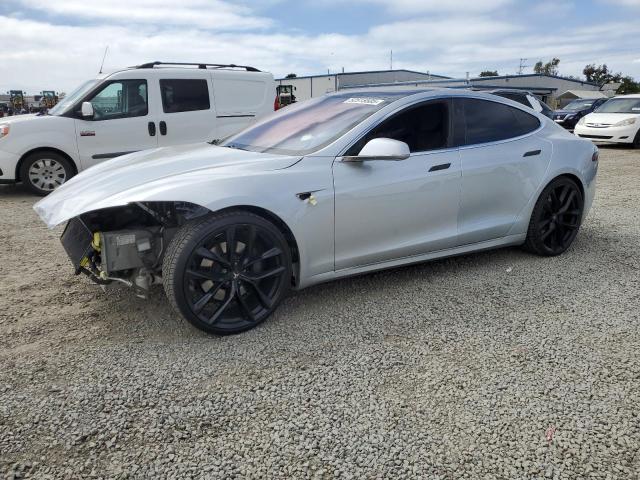5YJSA1E20JF247074 - 2018 TESLA MODEL S SILVER photo 1