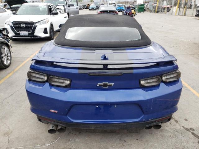 1G1FH3D79L0111736 - 2020 CHEVROLET CAMARO SS BLUE photo 6