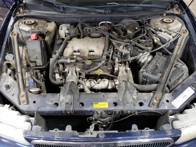 2G4WY55J0Y1254000 - 2000 BUICK CENTURY LIMITED BLUE photo 11