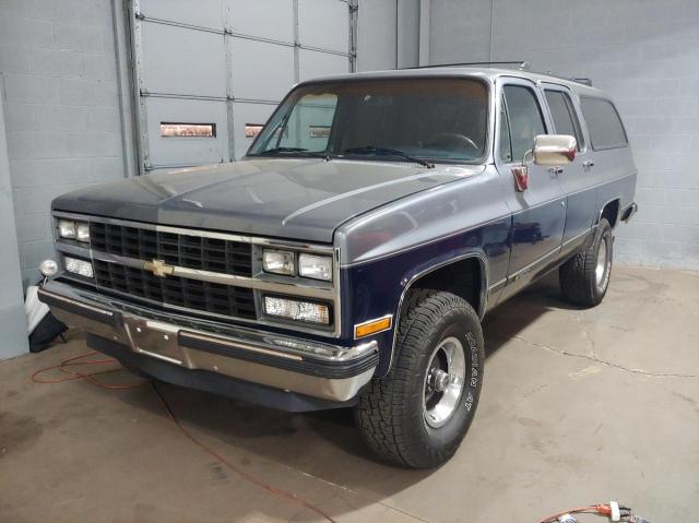 1GNEV16K8KF149253 - 1989 CHEVROLET SUBURBAN V1500 TWO TONE photo 2