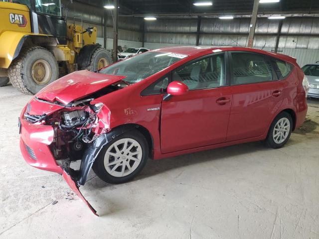 JTDZN3EU0D3207613 - 2013 TOYOTA PRIUS V RED photo 1