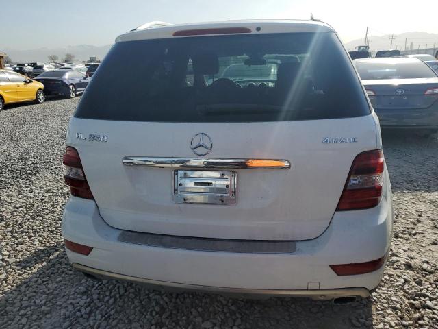 4JGBB8GB2BA719316 - 2011 MERCEDES-BENZ ML 350 4MATIC WHITE photo 6