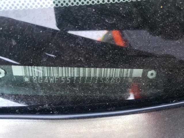 2G4WF551111158601 - 2001 BUICK REGAL GS Көк фото 12