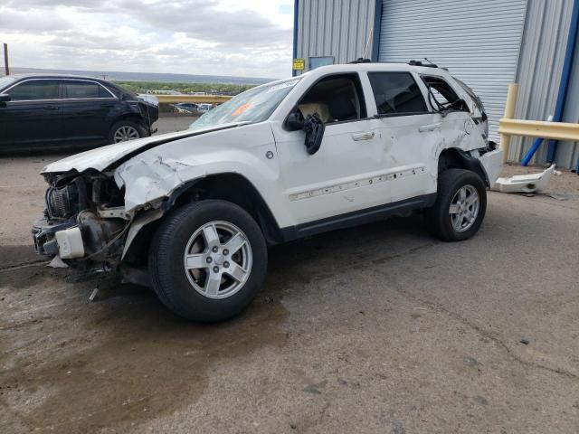 1J8HR48N87C639809 - 2007 JEEP GRAND CHER LAREDO WHITE photo 1