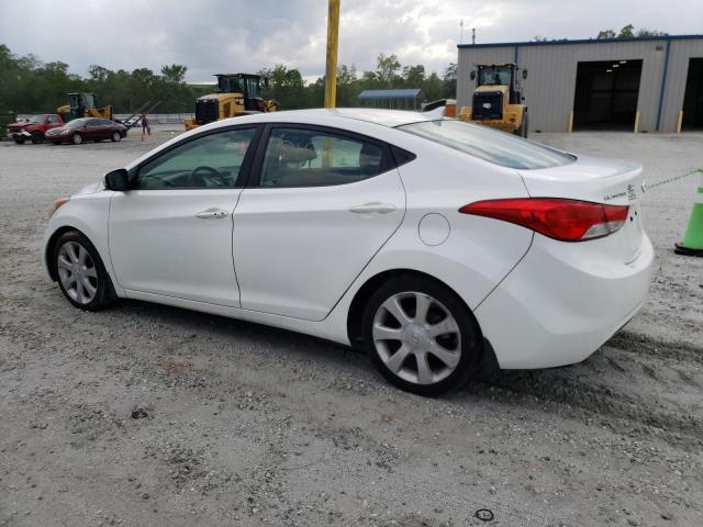 5NPDH4AE3DH280470 - 2013 HYUNDAI ELANTRA GLS WHITE photo 2