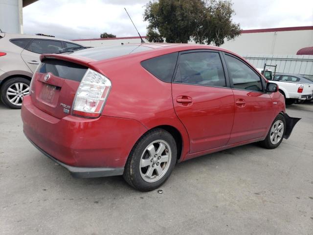 JTDKB20U783384967 - 2008 TOYOTA PRIUS RED photo 3