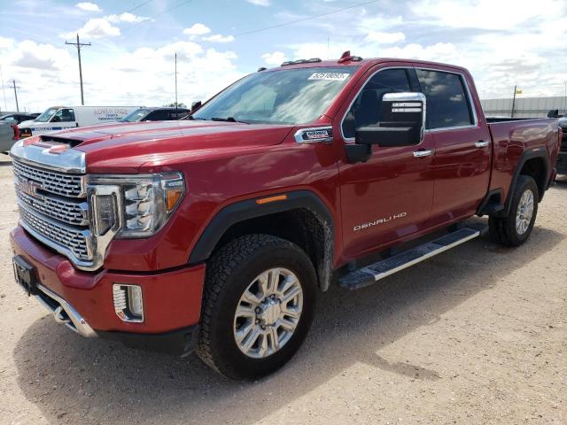 1GT49REY3MF167353 - 2021 GMC SIERRA K2500 DENALI BURGUNDY photo 1