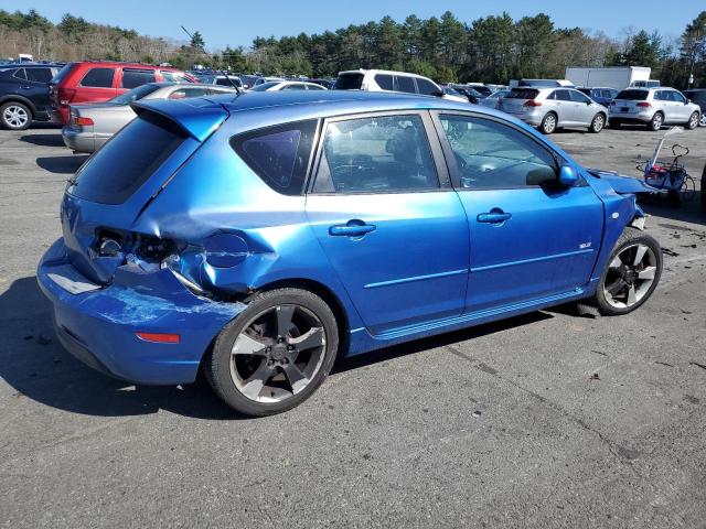 JM1BK143041186023 - 2004 MAZDA 3 HATCHBACK BLUE photo 3