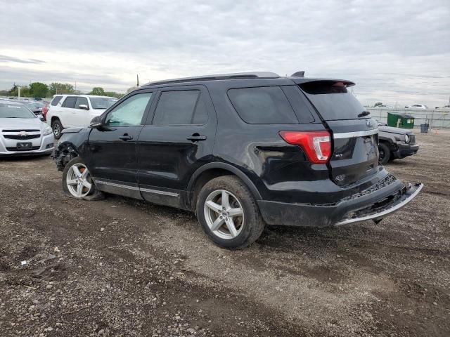 1FM5K8D89HGD14887 - 2017 FORD EXPLORER XLT BLACK photo 2