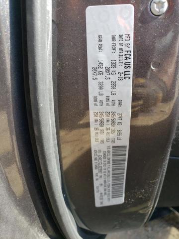 2C4RC1FG1JR235927 - 2018 CHRYSLER PACIFICA TOURING PLUS Сұр фото 13