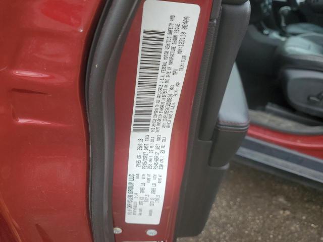 1C4PJMBS4EW189824 - 2014 JEEP CHEROKEE TRAILHAWK BURGUNDY photo 12