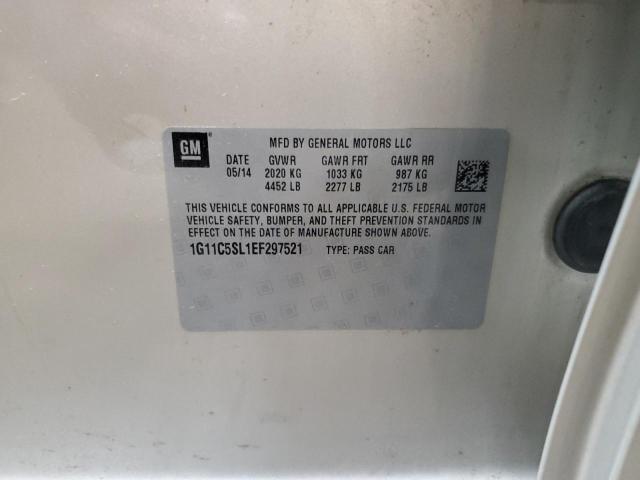 1G11C5SL1EF297521 - 2014 CHEVROLET MALIBU 1LT TAN photo 12