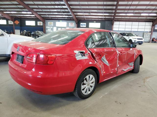 3VW2K7AJXDM266113 - 2013 VOLKSWAGEN JETTA BASE RED photo 3