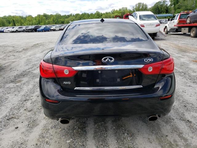 JN1BV7AR5EM696129 - 2014 INFINITI Q50 BASE BLACK photo 6