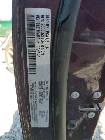 2C3CDZFJ6NH117370 - 2022 DODGE CHALLENGER R/T SCAT PACK PURPLE photo 12